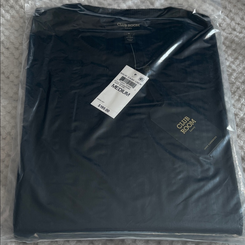 Club Room Men's Dark Long Sleeve Tee